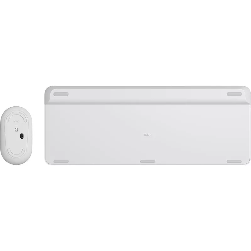 LOGITECH belaidė klaviatūra ir pelė MK470 Offwhite QWERTZ GE