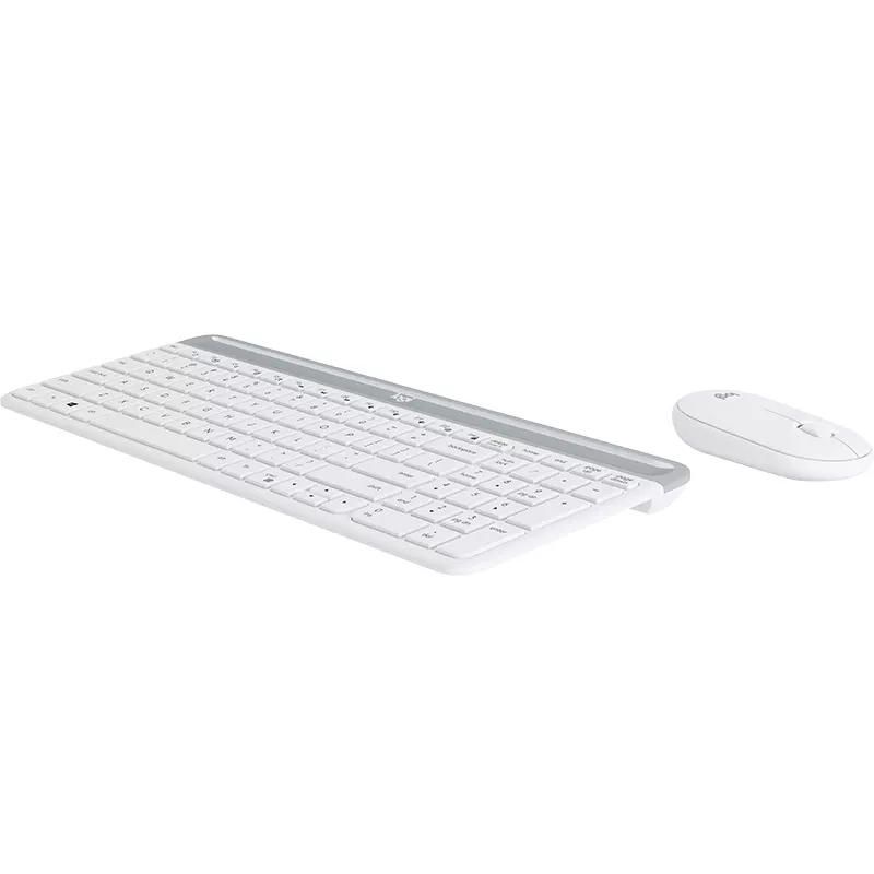 LOGITECH belaidė klaviatūra ir pelė MK470 Offwhite QWERTZ GE