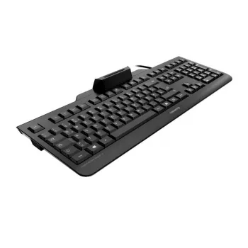 CHERRY SECURE BOARD 1.0 klaviatūra, biuro, USB, QWERTZ, vokiškas išdėstymas, juoda