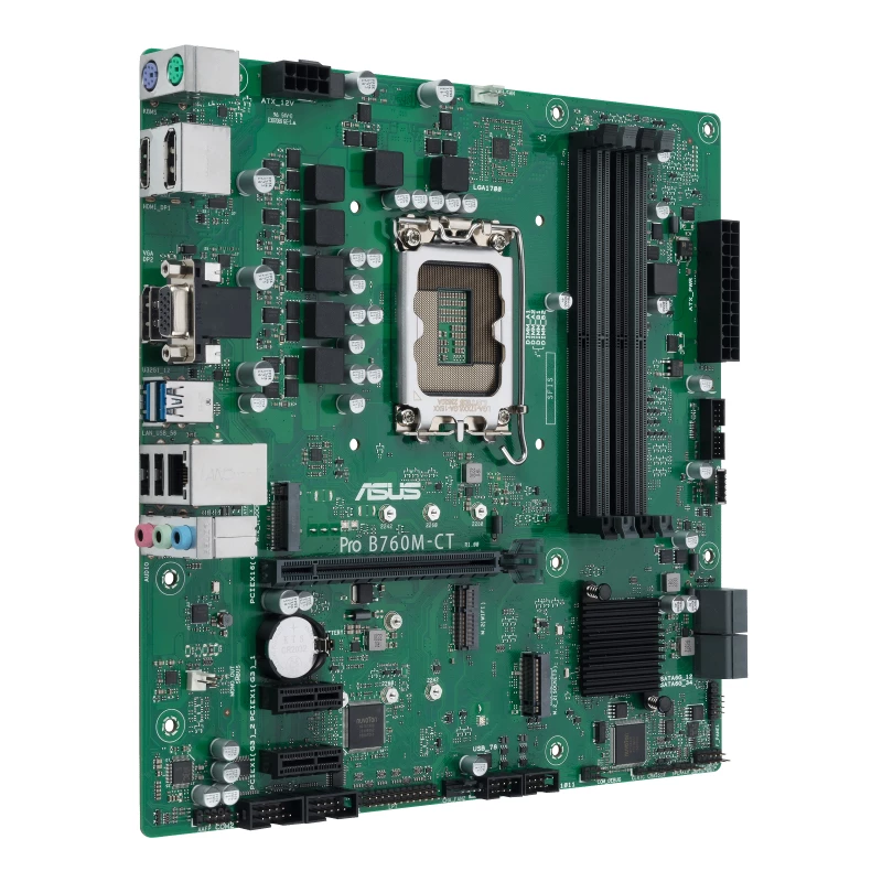 ASUS PRO B760M-CT-CSM Intel B760 LGA 1700 micro ATX pagrindinė plokštė verslui