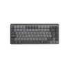 LOGITECH Mx Mechanical Mini Minimalist belaidė apšviesta klaviatūra - Graphite Tactile Quiet Qwertz Suisse
