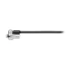 Kensington NanoSaver Keyed Dual Head Laptop Lock, 1.8 m, raktinis, anglinis plienas, juoda, nerūdijantis plienas