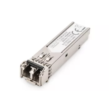 DIGITUS 1.25 Gbps SFP modulis, iki 550 m daugiamodis, LC Duplex jungtis, pramoninė versija, 1000Base-SX, 850 nm