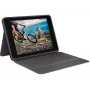 LOGITECH Rugged Folio Graphite Qwertz Deutsch – apsauginis dėklas su klaviatūra iPad (7 ir 8 kart.)