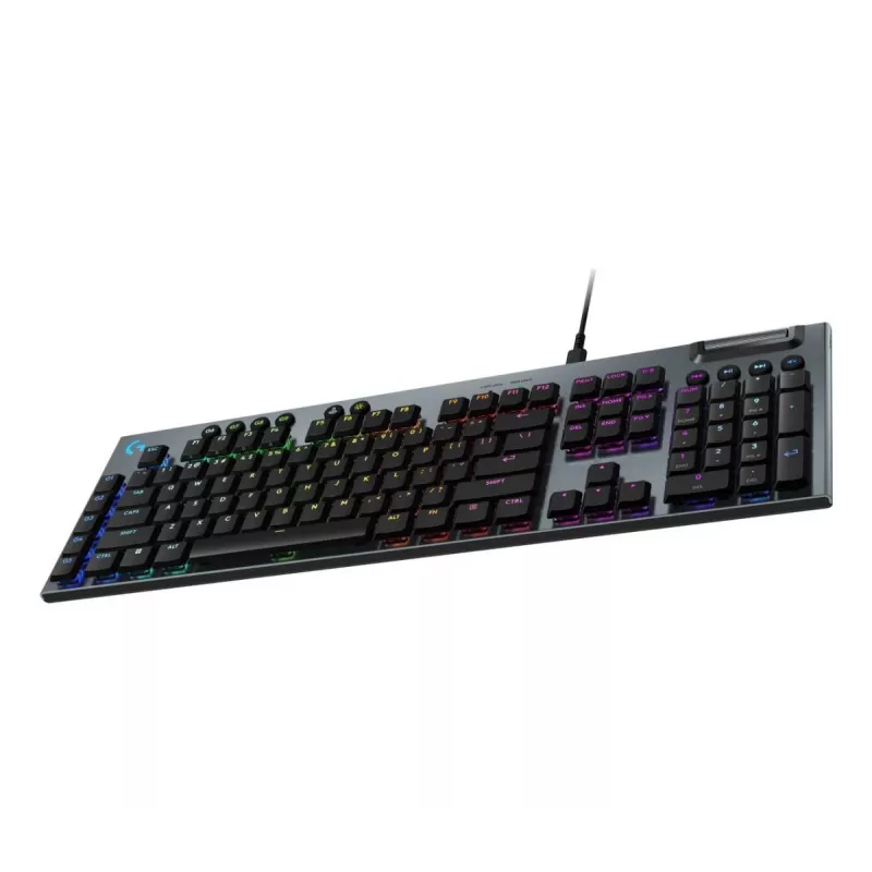 LOGTECH G915 X USB-A Wired Low Profile Gaming Keyboard Tactile Black Qwerty US