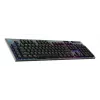 LOGITECH G915 X Lightspeed Low Profile belaidė žaidimų klaviatūra, juoda, Clicky, QWERTZ vokiškas išdėstymas