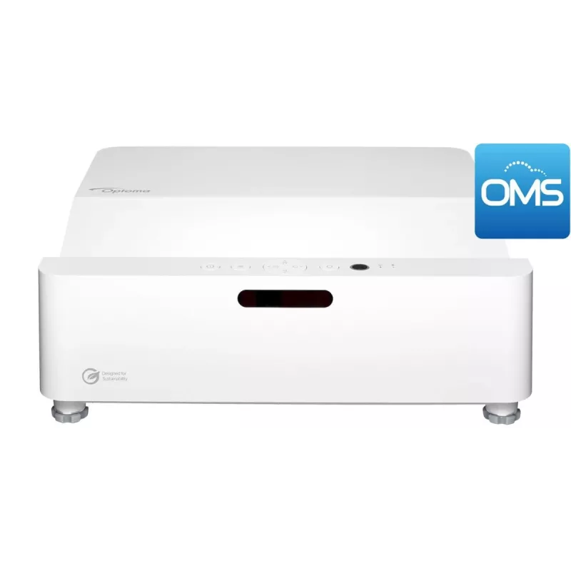 Optoma ZH430UST DLP lazerinis projektorius su itin trumpo nuotolio objektyvu, Full HD 1920x1080, 4000 lm, 3D, baltas