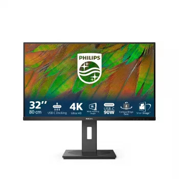 Philips 3000 serijos 32B1U3900/00 kompiuterio monitorius 80 cm (31,5 colio) 3840 x 2160 pikselių 4K Ultra HD LCD juodas