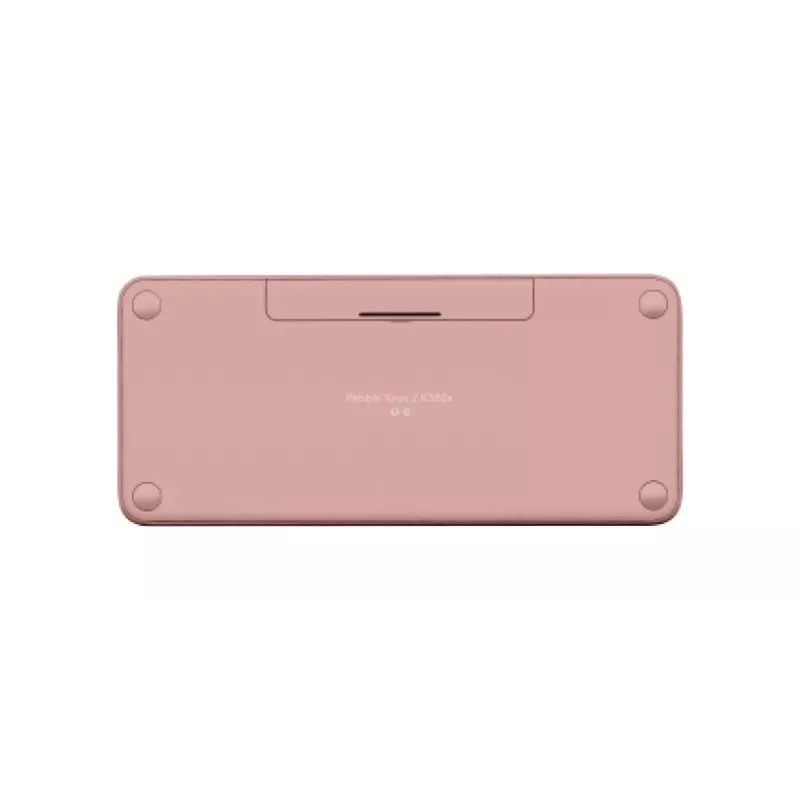 LOGITECH Pebble Keys 2 K380s - Kompaktiška belaidė Bluetooth klaviatūra - Tonal Rose - Qwerty Int