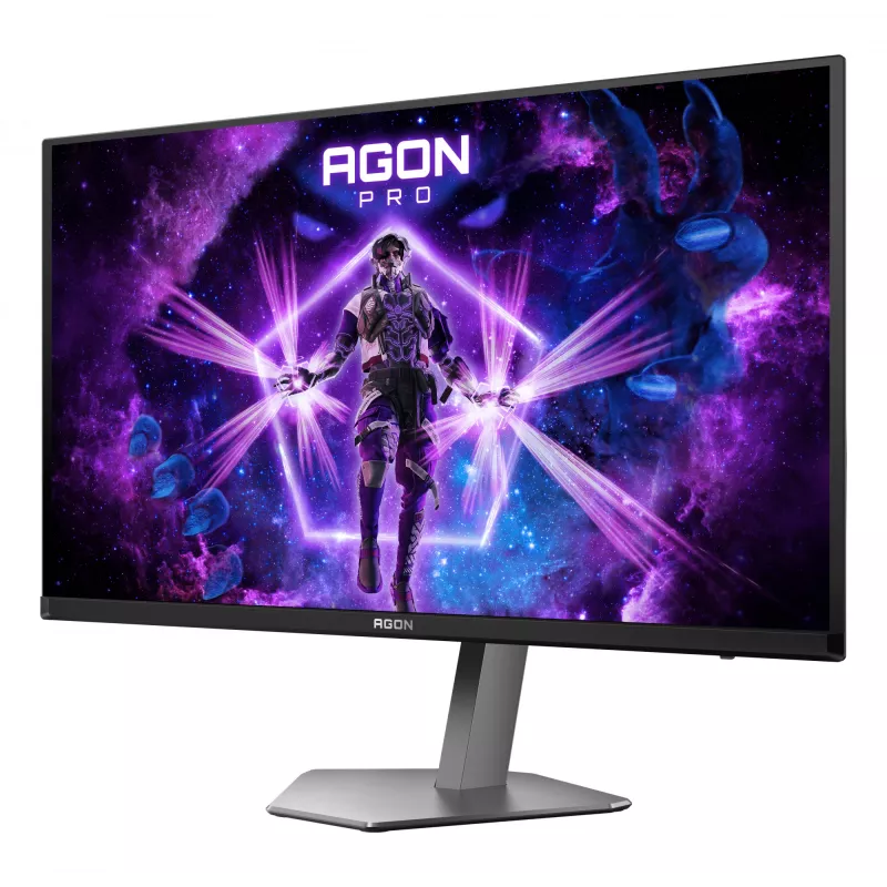 Monitorius AOC AGON PRO AG276QZD2 67,3 cm (26,5 col.) 2560 x 1440 pikselių QHD QD-OLED juodas, pilkas