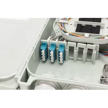 Digitus FTTH/FTTB paskirstymo dėžutė surinkta OS2 12 skaidulų LC/PC
