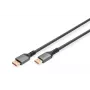 DIGITUS PREMIUM DisplayPort 2.1 jungiamasis kabelis M/M 1m 16K UHD 80G aliuminio korpusas