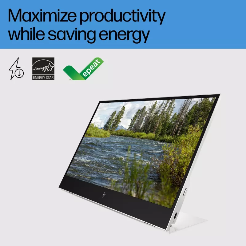 Nešiojamas monitorius HP E-Series E14 G4, 35,6 cm (14 inch), 1920 x 1080, Full HD, LCD, 5 ms, sidabrinis