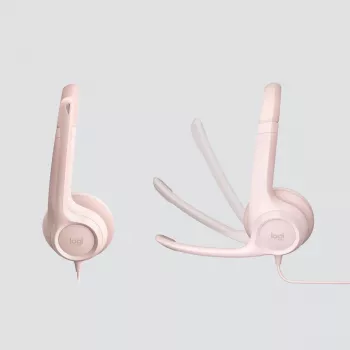 LOGITECH Ausinės H390 – USB-A – Rožinė
