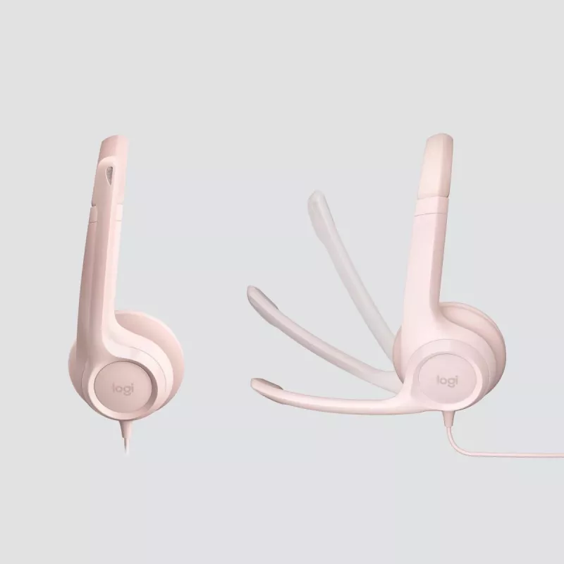 LOGITECH Ausinės H390 – USB-A – Rožinė