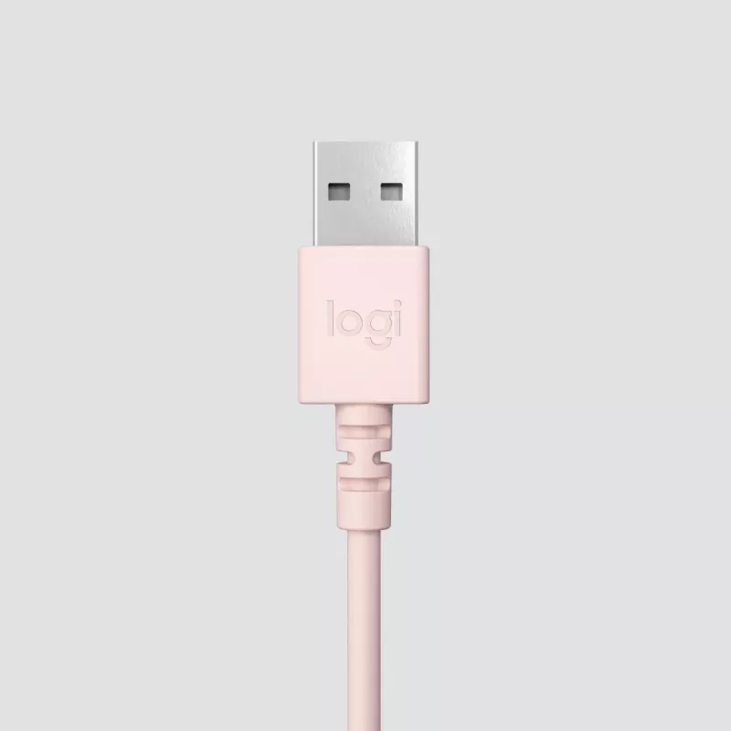 LOGITECH Ausinės H390 – USB-A – Rožinė