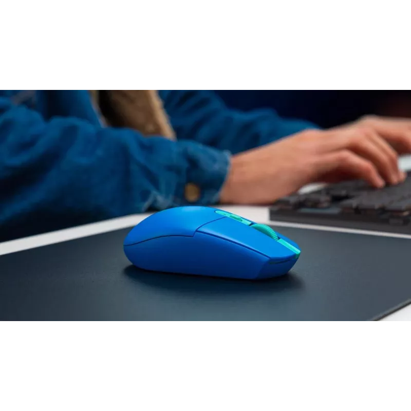 Logitech G305 Lightspeed belaidė žaidimų pelė mėlyna Ewr2
