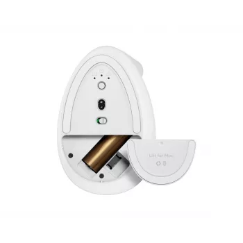 LOGITECH Lift for Mac vertikali ergonominė pelė - OFF-WHITE/PALE GREY - EMEA