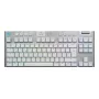 LOGITECH G915 X Lightspeed TKL belaidė žemo profilio žaidimų klaviatūra, balta, lietimo jungikliai, QWERTZ vokiškas išdėstymas