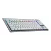 LOGITECH G915 X Lightspeed TKL belaidė žemo profilio žaidimų klaviatūra, balta, lietimo jungikliai, QWERTZ vokiškas išdėstymas