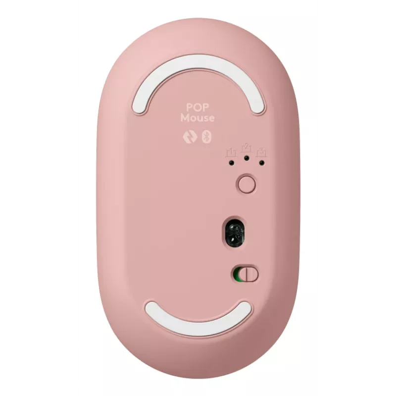 LOGITECH POP Icon Combo belaidis rinkinys - Rožinė ir Balta QWERTZ vokiškas