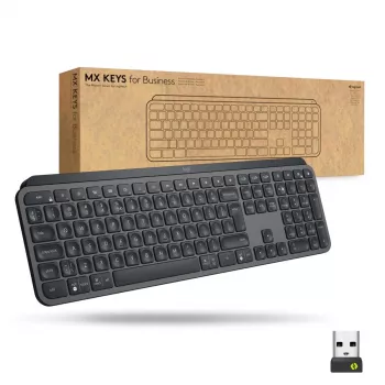LOGITECH MX Keys For Business - Grafitas - Šveicarijos / Schweizer Qwertz