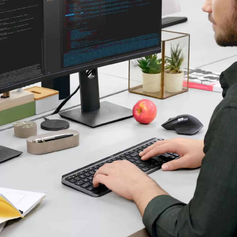 LOGITECH MX Keys For Business - Grafitas - Šveicarijos / Schweizer Qwertz