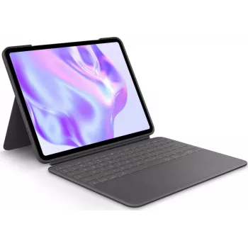 LOGITECH Combo Touch klaviatūrinis dėklas iPad Pro 13 colių M4, grafitas, QWERTY JAV tarptautinis