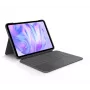 LOGITECH Combo Touch klaviatūros dėklas, skirtas iPad Pro 11 inch M4/M5, grafitas, AZERTY prancūzų