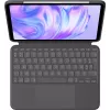 LOGITECH Combo Touch klaviatūros dėklas, skirtas iPad Pro 11 inch M4/M5, grafitas, AZERTY prancūzų