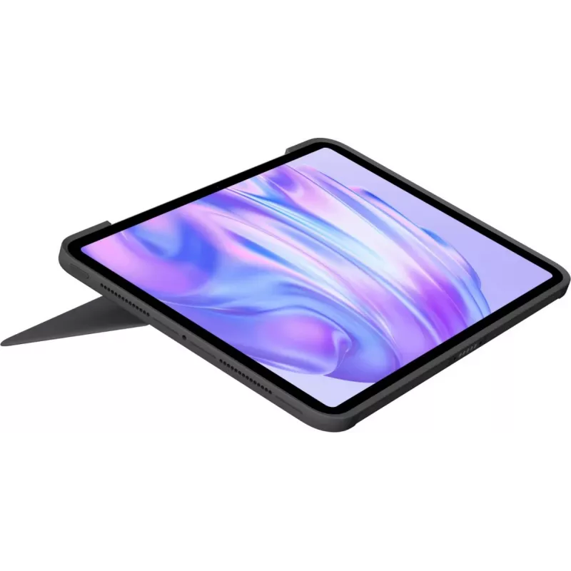 LOGITECH Combo Touch klaviatūros dėklas, skirtas iPad Pro 11 inch M4/M5, grafitas, AZERTY prancūzų
