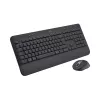 Belaidis klaviatūros ir pelės rinkinys Logitech Signature MK650 Combo for Business, pilno dydžio, QWERTZ (vengriškas išdėstymas), Graphite