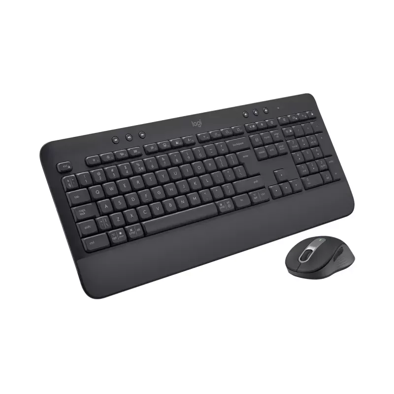 Belaidis klaviatūros ir pelės rinkinys Logitech Signature MK650 Combo for Business, pilno dydžio, QWERTZ (vengriškas išdėstymas), Graphite