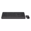 Belaidis klaviatūros ir pelės rinkinys Logitech Signature MK650 Combo for Business, pilno dydžio, QWERTZ (vengriškas išdėstymas), Graphite