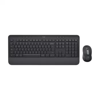 Belaidis klaviatūros ir pelės rinkinys Logitech Signature MK650 Combo for Business, pilno dydžio, QWERTZ (vengriškas išdėstymas), Graphite