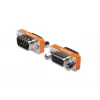 DIGITUS Zero Modem adapterius, D-Sub9 metalinis korpusas, M/M, su šešiabriauniais varžtais