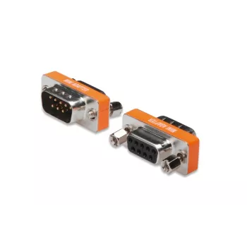 DIGITUS Zero Modem adapterius, D-Sub9 metalinis korpusas, M/M, su šešiabriauniais varžtais