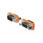 DIGITUS Zero Modem adapterius, D-Sub9 metalinis korpusas, M/M, su šešiabriauniais varžtais