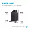 HP Professional 17.3 colių kuprinė, 740 g