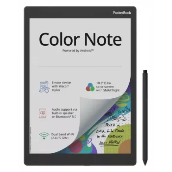 E-knygų skaitytuvas PocketBook Color Note 32GB Wi-Fi 10.3 colio E Ink Kaleido