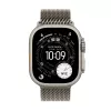 APPLE Watch Ultra 3 GPS + Cellular 49mm natūralus titano korpusas su natūralaus titano Milanese kilpa