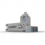 Lindy 40452 USB Type-A prievadų blokatorių rinkinys, 4 užraktai su raktu, mėlyni