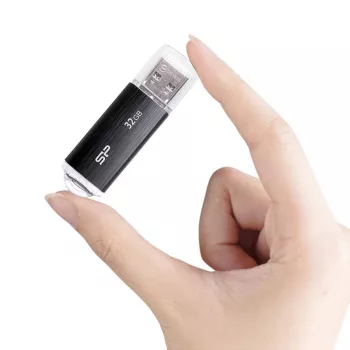 SILICON POWER Ultima U02 32GB USB atmintukas USB 2.0 juodas