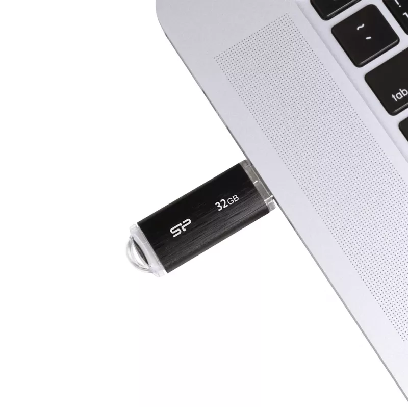 SILICON POWER Ultima U02 32GB USB atmintukas USB 2.0 juodas