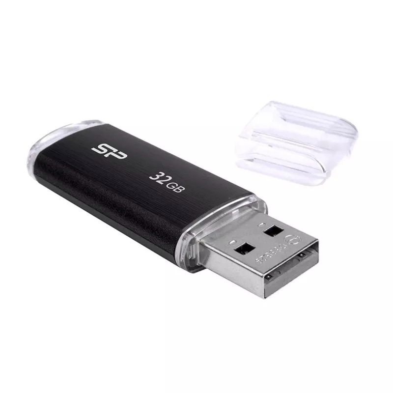 SILICON POWER Ultima U02 32GB USB atmintukas USB 2.0 juodas