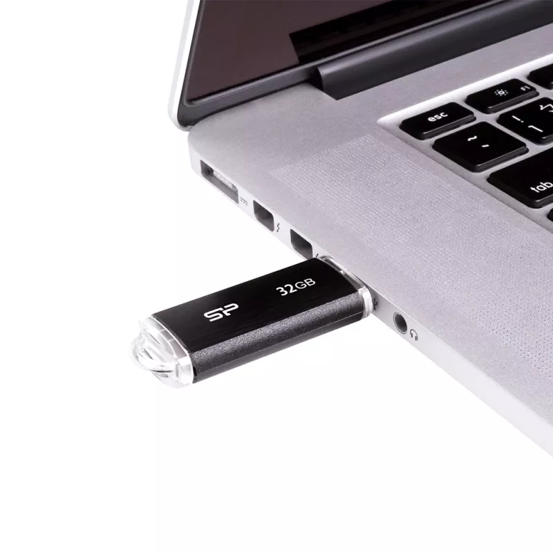 SILICON POWER Ultima U02 32GB USB atmintukas USB 2.0 juodas