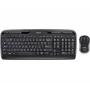 LOGITECH Wireless Desktop Mk330 - Juoda - Qwerty UK