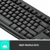 LOGITECH Wireless Desktop Mk270 - Qwertzu Swiss-Lux-lux belaidė klaviatūros ir pelės kombinacija