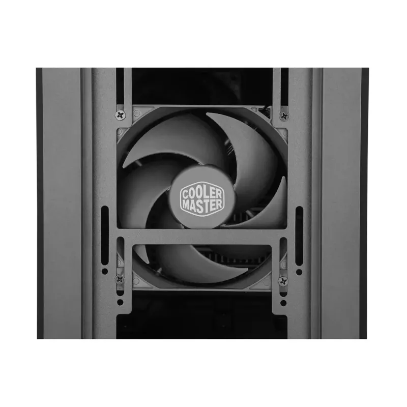 COOLER MASTER Silencio S400 Mini Tower korpusas juodas be TG