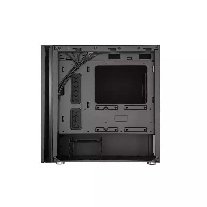 COOLER MASTER Silencio S400 Mini Tower korpusas juodas be TG